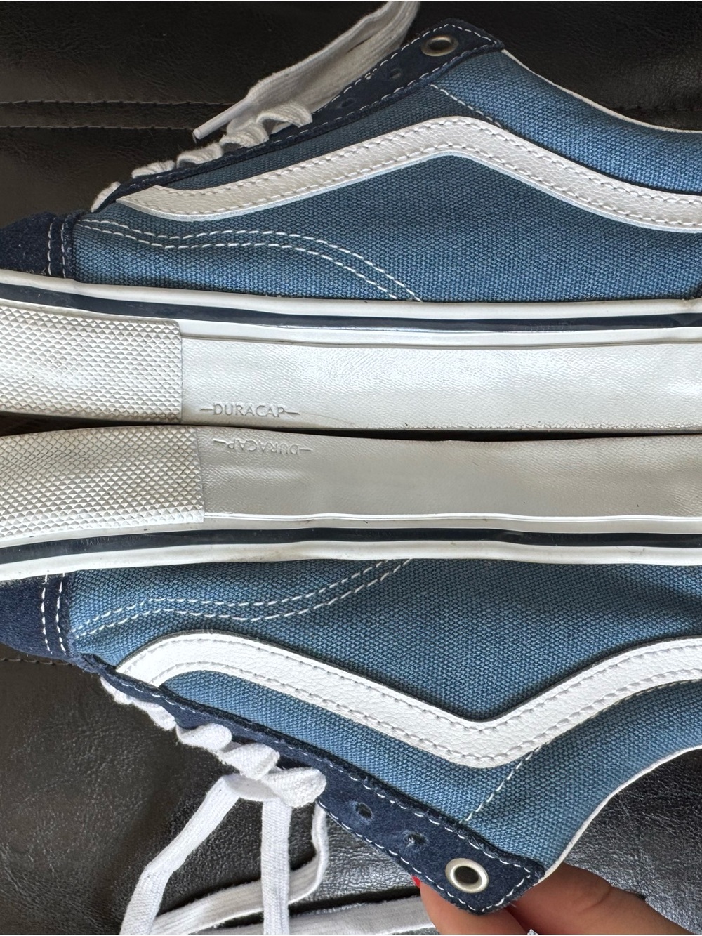 Vans Old Skool Navy Blue Suede Skate Shoes Men’s 9.5 - Picture 5 of 7
